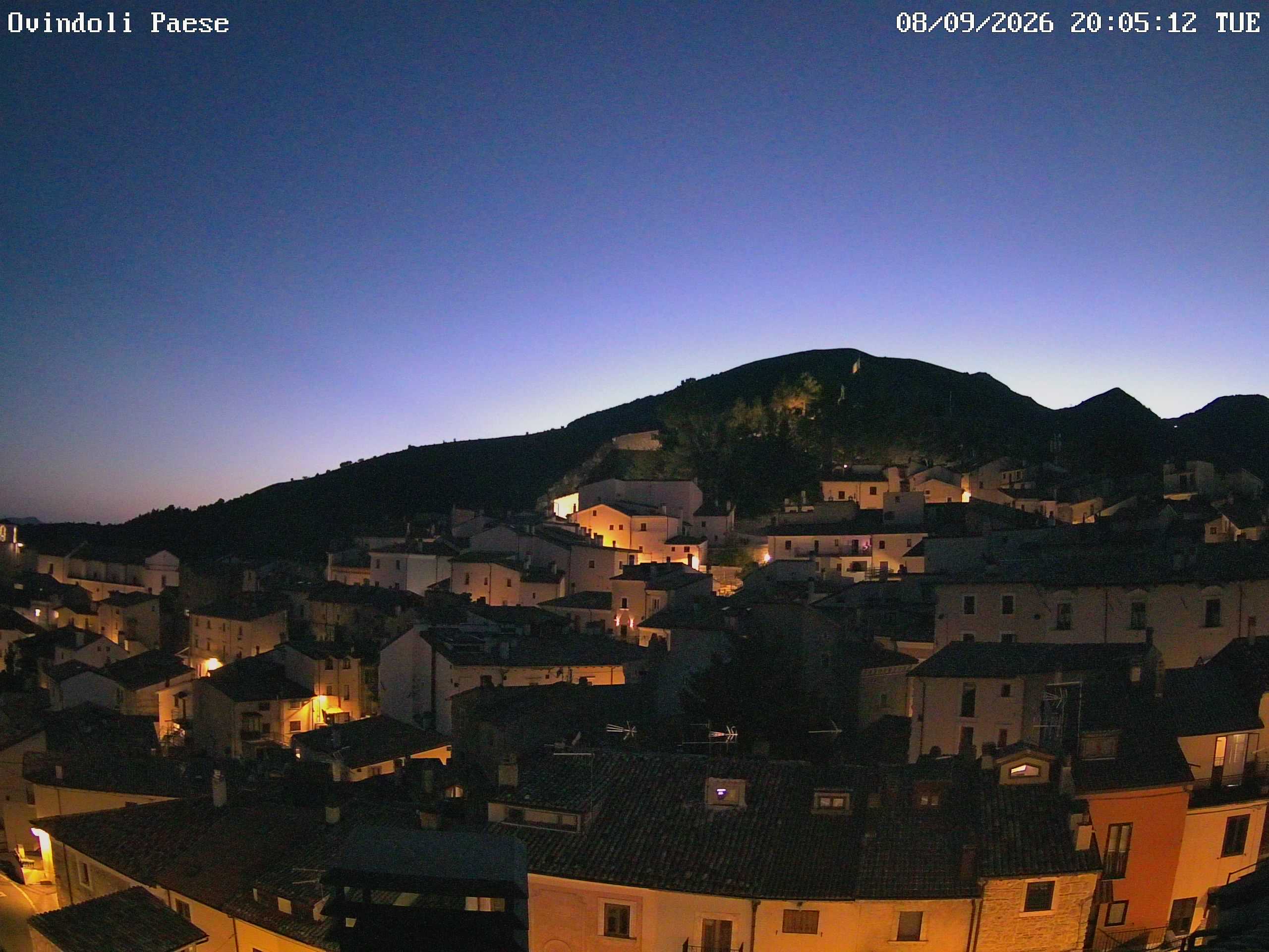 Ovindoli TV 1 Ovindoli Tv Webcam1 08-09-2026 19:55:23. -